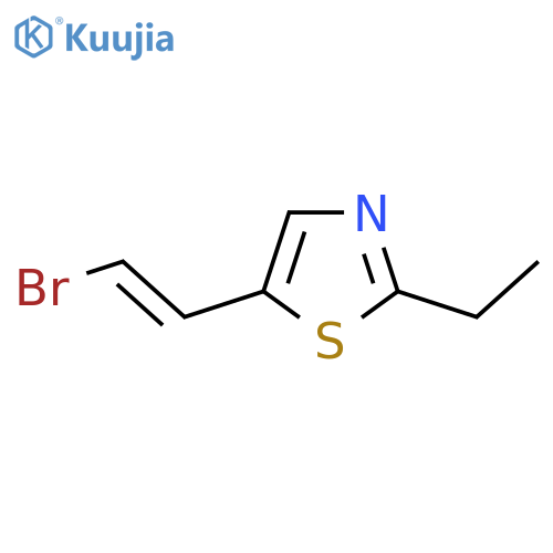 5-(2-Bromoethenyl)-2-ethyl-1,3-thiazole structure