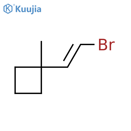 1-(2-Bromoethenyl)-1-methylcyclobutane structure
