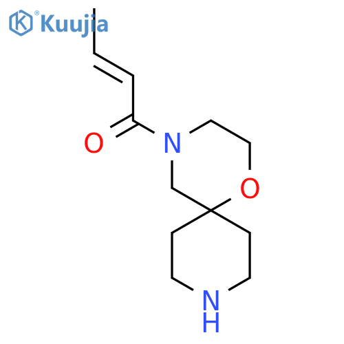 1-{1-Oxa-4,9-diazaspiro[5.5]undecan-4-yl}but-2-en-1-one structure
