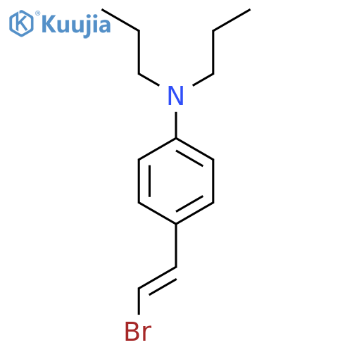 4-(2-bromoethenyl)-N,N-dipropylaniline structure