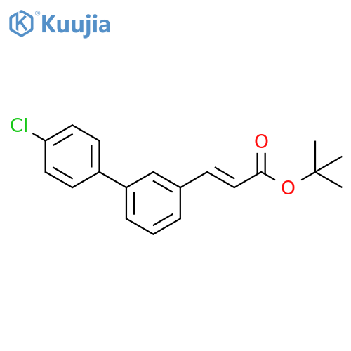 tert-butyl (2E)-3-{4'-chloro-1,1'-biphenyl-3-yl}prop-2-enoate structure