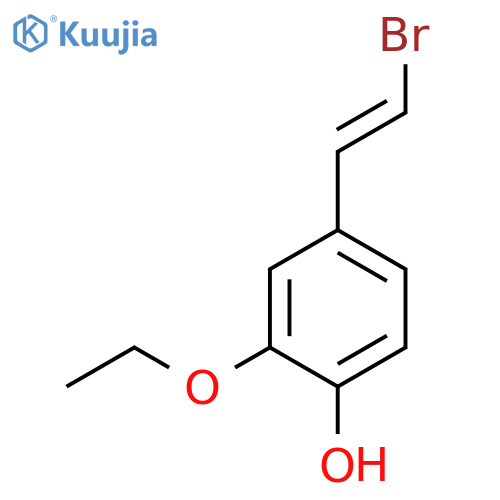 4-(2-Bromoethenyl)-2-ethoxyphenol structure