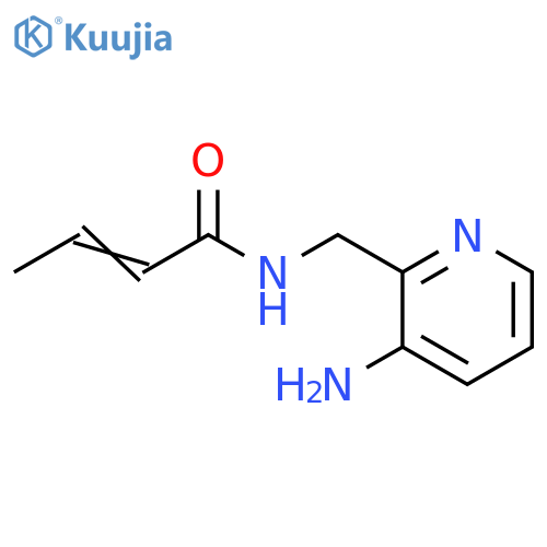 2-Butenamide, N-[(3-amino-2-pyridinyl)methyl]- structure