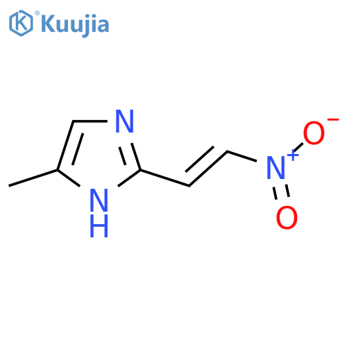 4-methyl-2-[(E)-2-nitroethenyl]-1H-imidazole structure