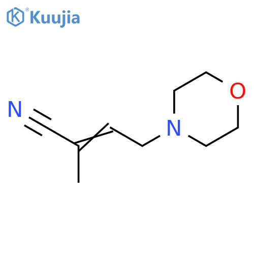 2-Butenenitrile, 2-methyl-4-(4-morpholinyl)- structure