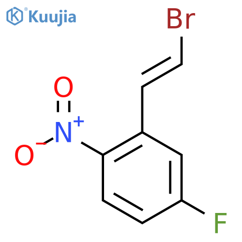 2-(2-Bromoethenyl)-4-fluoro-1-nitrobenzene structure