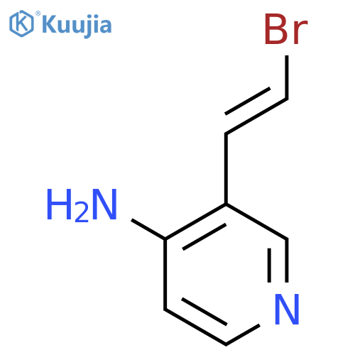 3-(2-Bromoethenyl)pyridin-4-amine structure