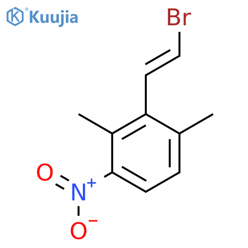2-(2-Bromoethenyl)-1,3-dimethyl-4-nitrobenzene structure