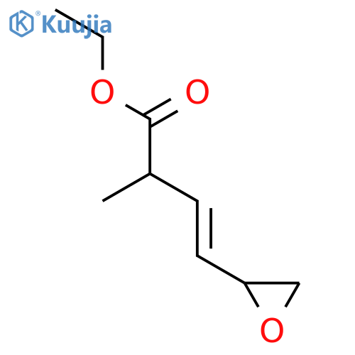 ethyl (3E)-2-methyl-4-(oxiran-2-yl)but-3-enoate structure