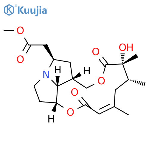 2H-[1,6]Dioxacyclotridecino[2,3,4-gh]pyrrolizine-12-acetic acid, 5,6,7,8,10,10a,11,12,14,15,15a,15b-dodecahydro-7-hydroxy-4,6,7-trimethyl-2,8-dioxo-, methyl ester, (3Z,6R,7R,10aS,12R,15aR,15bR)- structure