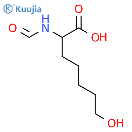 7-hydroxy-2-formamidoheptanoic acid structure