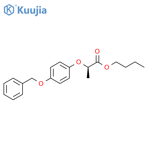 Butyl (2R)-2-[4-(phenylmethoxy)phenoxy]propanoate structure