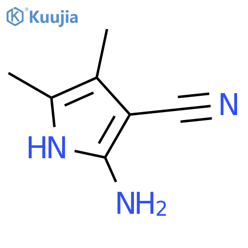 2-Amino-4,5-dimethyl-1H-pyrrole-3-carbonitrile structure