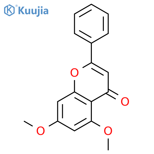 5,7-Dimethoxyflavone structure