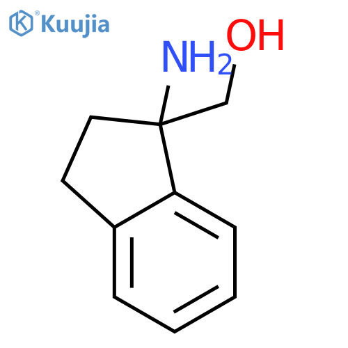 1H-Indene-1-methanol, 1-amino-2,3-dihydro- structure