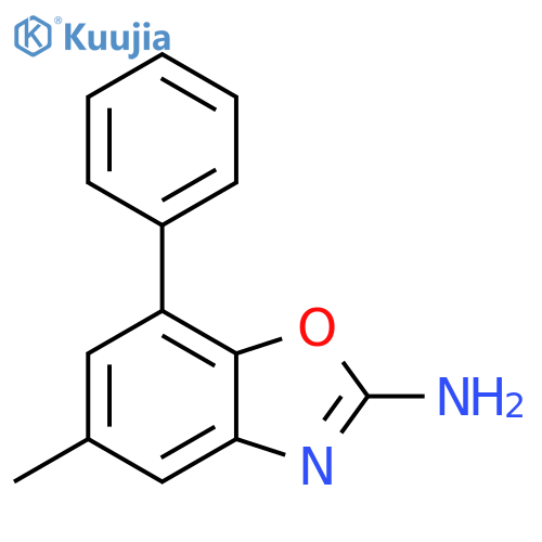 5-methyl-7-phenyl-1,3-benzoxazol-2-amine structure