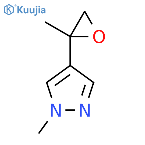1-methyl-4-(2-methyloxiran-2-yl)-1H-pyrazole structure