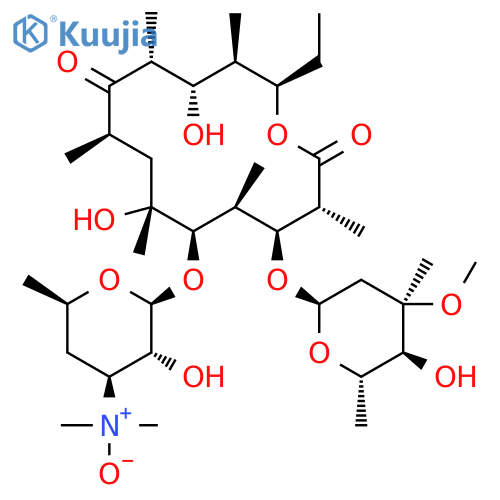 (2S,3R,4S,6R)-2-[[(3R,4S,5S,6R,7R,9R,11R,12S,13R,14R)-14-Ethyl-7,12-dihydroxy-4-[(2R,4R,5S,6S)-5-hydroxy-4-methoxy-4,6-dimethyloxan-2-yl]oxy-3,5,7,9,11,13-hexamethyl-2,10-dioxo-oxacyclotetradec-6-yl]oxy]-3-hydroxy-N,N,6-trimethyloxan-4-amine oxide structure