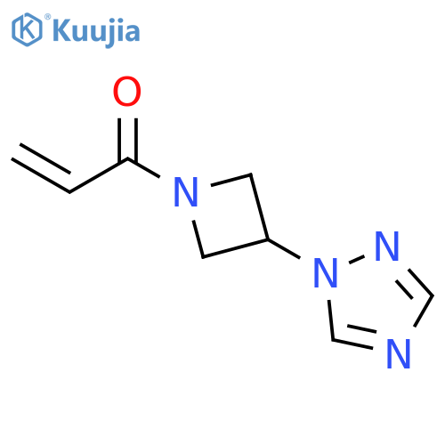 1-3-(1H-1,2,4-triazol-1-yl)azetidin-1-ylprop-2-en-1-one structure