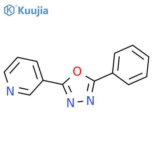 Pyridine, 3-(5-phenyl-1,3,4-oxadiazol-2-yl)- structure