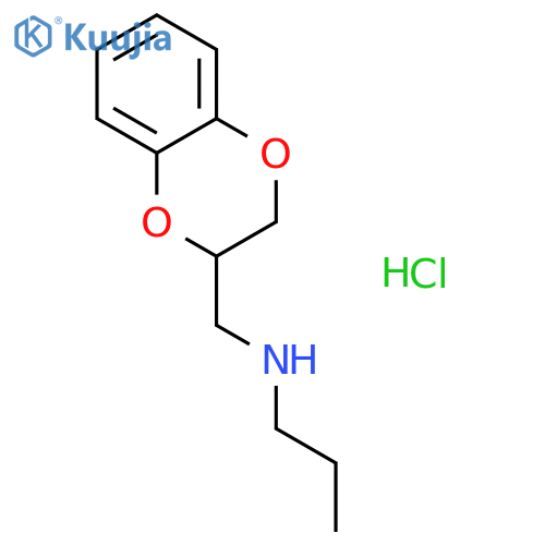 1,4-Benzodioxin-2-methanamine,2,3-dihydro-N-propyl- structure