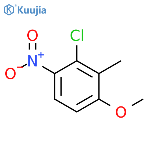 2-chloro-4-methoxy-3-methyl-1-nitrobenzene structure