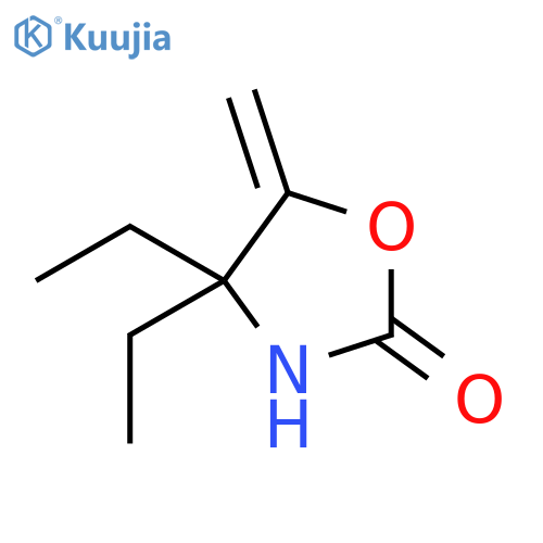 2-Oxazolidinone, 4,4-diethyl-5-methylene- structure
