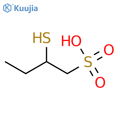 1-Butanesulfonic acid, 2-mercapto- structure