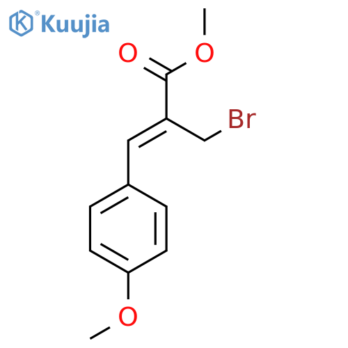 methyl (2Z)-2-(bromomethyl)-3-(4-methoxyphenyl)prop-2-enoate structure
