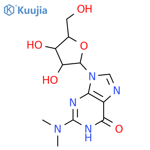 2-(Dimethylamino)guanosine structure