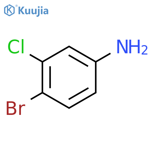 4-Bromo-3-chloroaniline structure