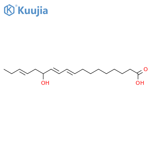 9,11,15-Octadecatrienoic acid, 13-hydroxy- structure