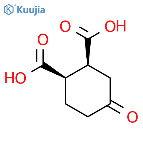 rac-(1R,2S)-4-oxocyclohexane-1,2-dicarboxylic acid, cis structure