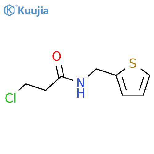 3-Chloro-N-(thien-2-ylmethyl)propanamide structure