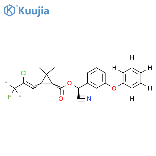 λ-Cyhalothrin-(phenoxy-d5) structure