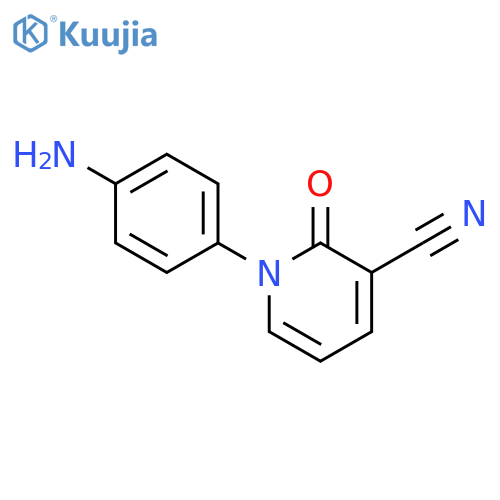 1-(4-Aminophenyl)-2-oxopyridine-3-carbonitrile structure