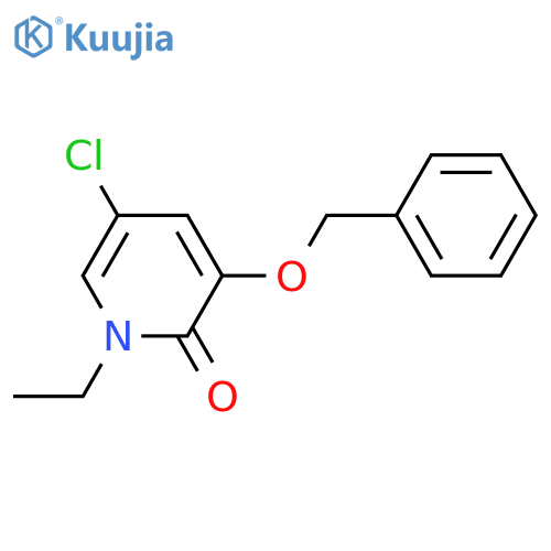 3-(Benzyloxy)-5-chloro-1-ethylpyridin-2-one structure