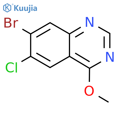 7-Bromo-6-chloro-4-methoxyquinazoline structure