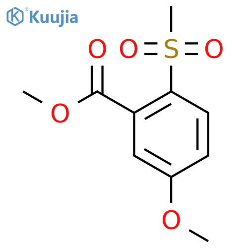 Methyl 2-methanesulfonyl-5-methoxybenzoate structure