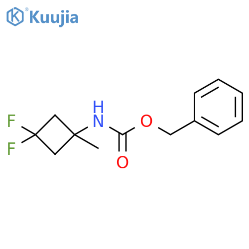 Benzyl N-(3,3-difluoro-1-methylcyclobutyl)carbamate structure