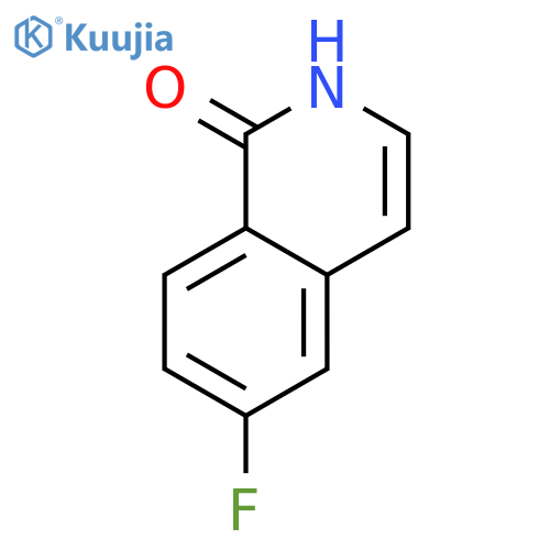 6-fluoroisoquinolin-1-ol structure