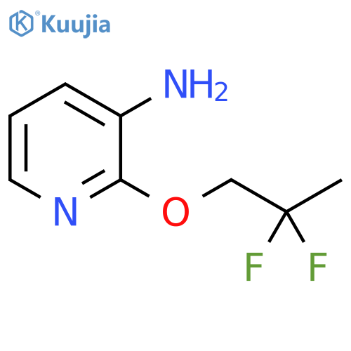 2-(2,2-difluoropropoxy)pyridin-3-amine structure