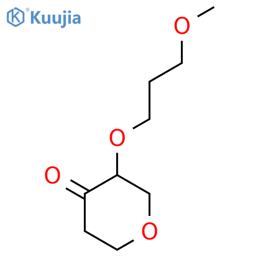 3-(3-Methoxypropoxy)oxan-4-one structure