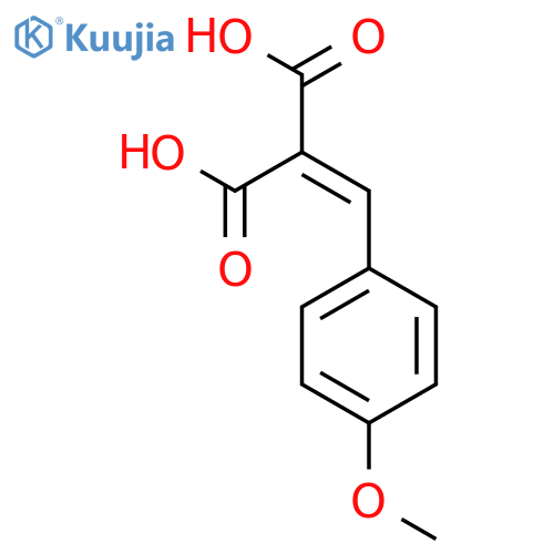 2-(4-Methoxybenzylidene)malonic acid structure