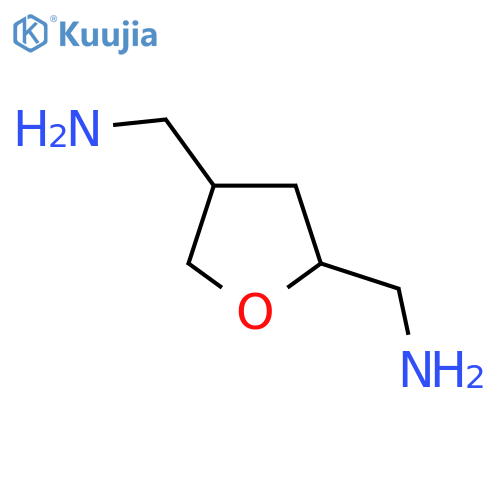 4-(aminomethyl)oxolan-2-ylmethanamine structure