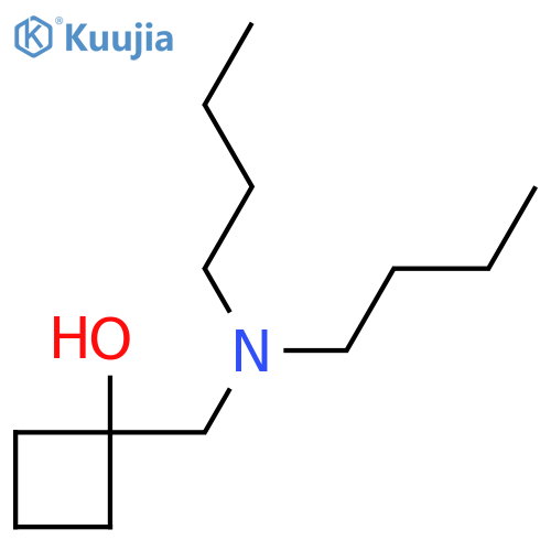 1-[(Dibutylamino)methyl]cyclobutan-1-ol structure