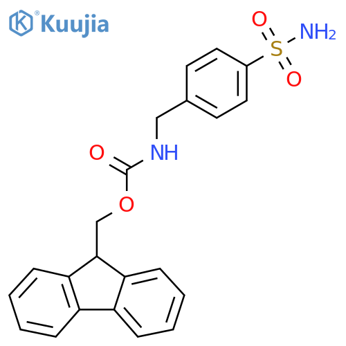 (9H-fluoren-9-yl)methyl N-(4-sulfamoylphenyl)methylcarbamate structure