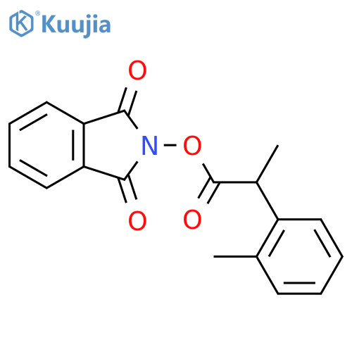 1,3-dioxo-2,3-dihydro-1H-isoindol-2-yl 2-(2-methylphenyl)propanoate structure