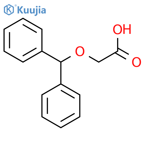 2-(Diphenylmethoxy)acetic Acid structure