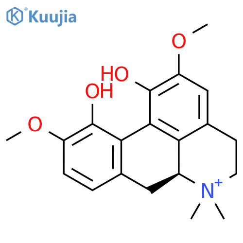 (+)-Magnoflorine structure
